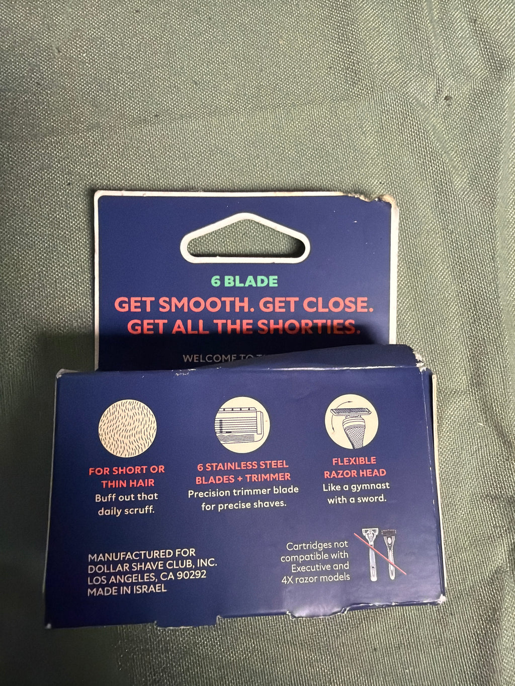 Dollar Shave Club 6-Blade Razor Refill Cartridges – 4 Count