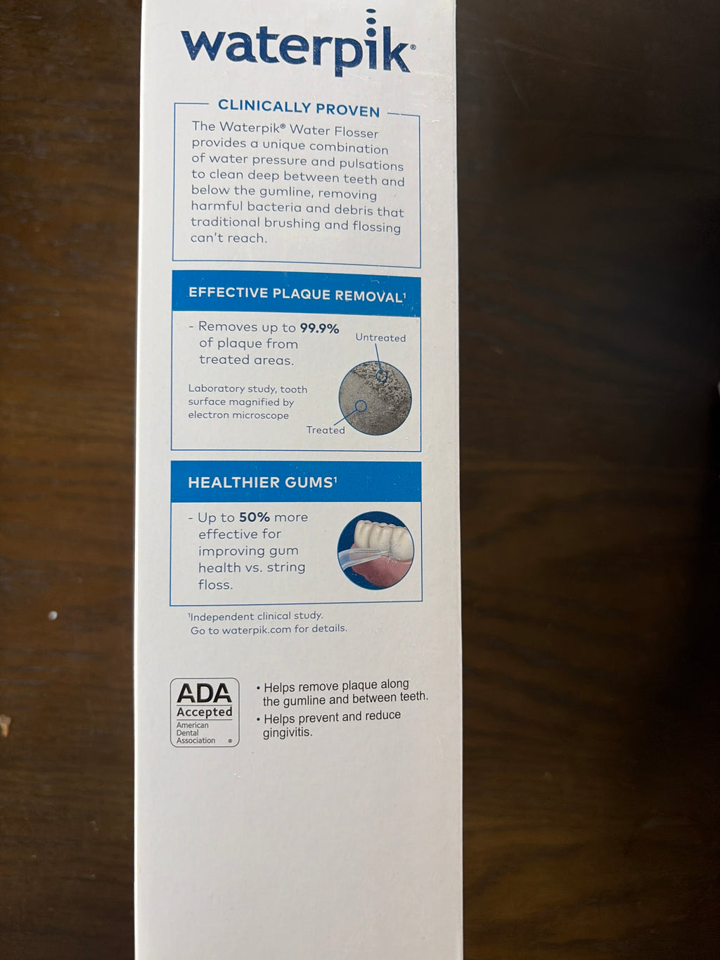 Waterpik Cordless Plus Rechargeable Water Flosser – 4 Tips – Classic White