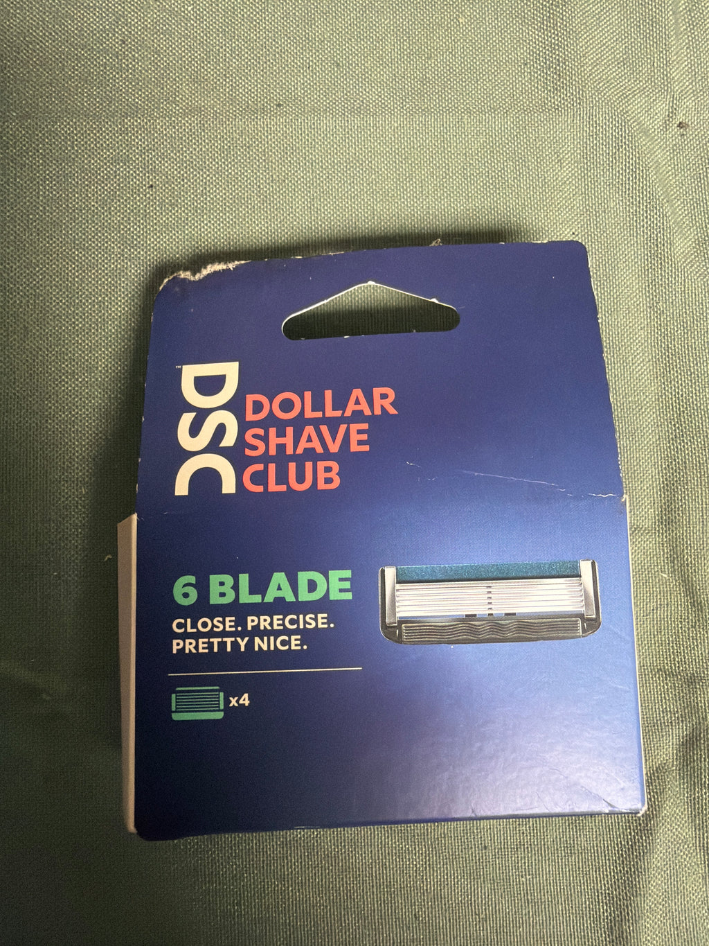 Dollar Shave Club 6-Blade Razor Refill Cartridges – 4 Count