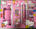 Hello Kitty Pink School Supply & Water Bottle Gift Set
