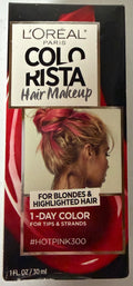 L’Oréal Paris Colorista Hair Makeup #HotPink300 – 1-Day Temporary Pink Hair Color 1 fl oz