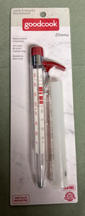 GoodCook Everyday Candy & Deep Fry Thermometer with Adjustable Pan Clip – 100–400°F