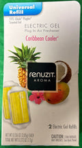 Renuzit Aroma Caribbean Cooler Plug-In Air Freshener Refills – 2 Pack