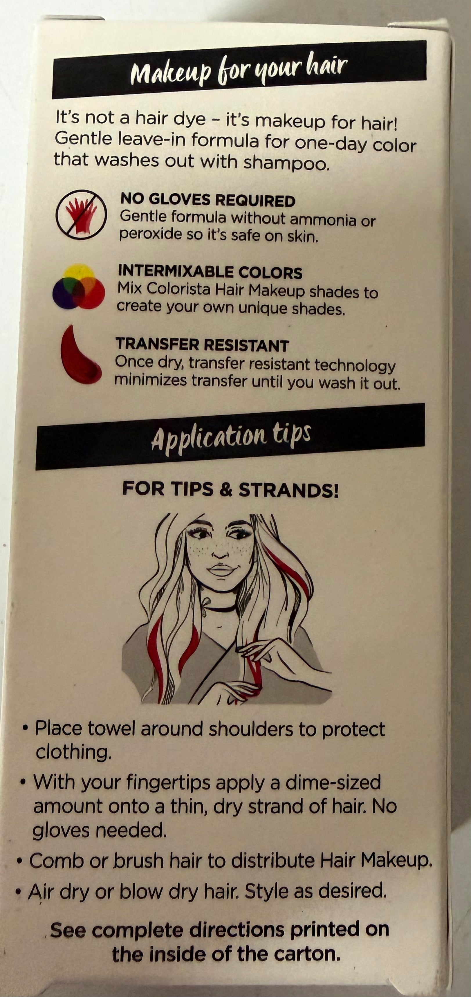 L’Oréal Paris Colorista Hair Makeup #HotPink300 – 1-Day Temporary Pink Hair Color 1 fl oz