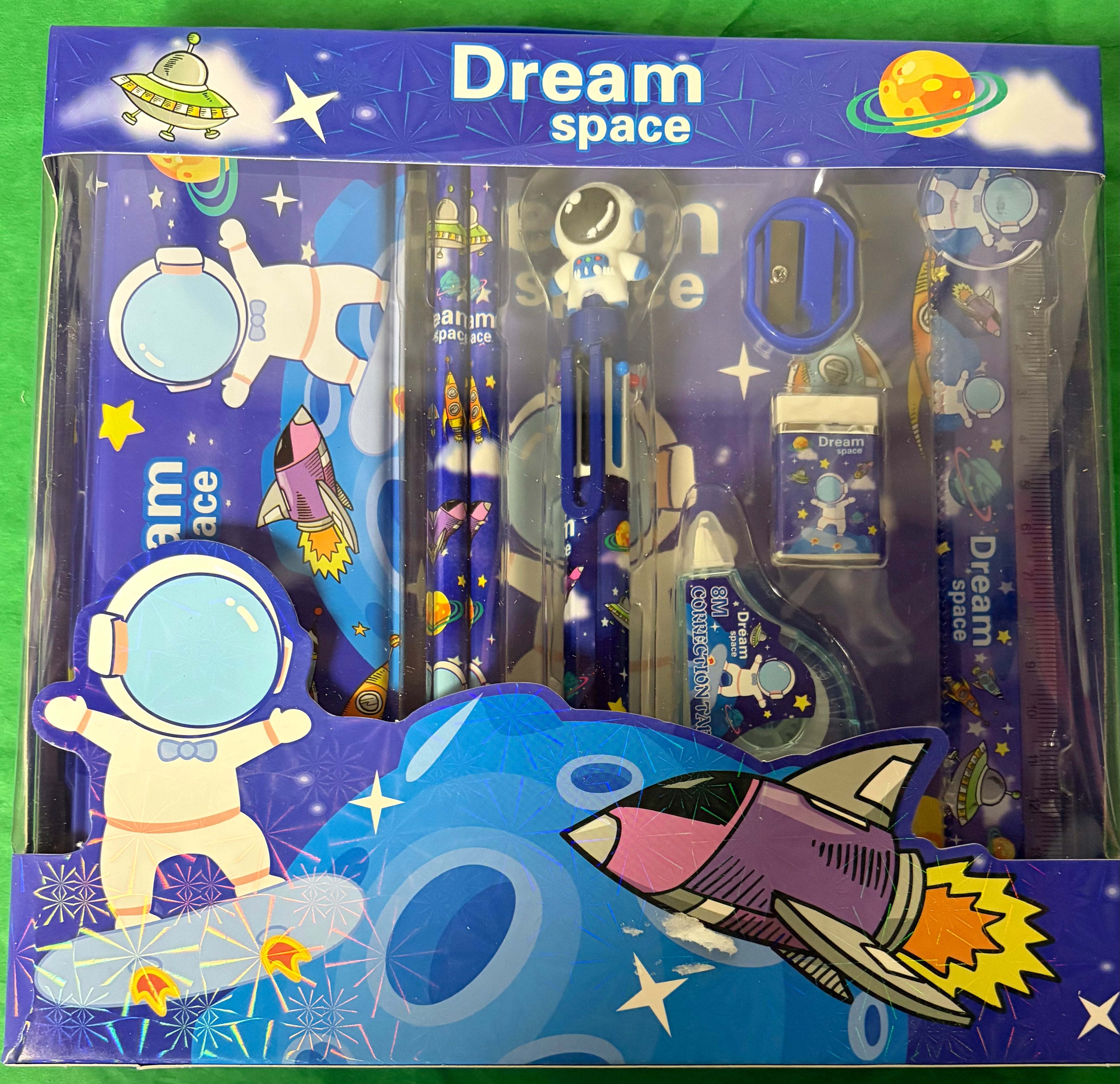 Dream Space Kids 8-Piece School Supply & Stationery Set