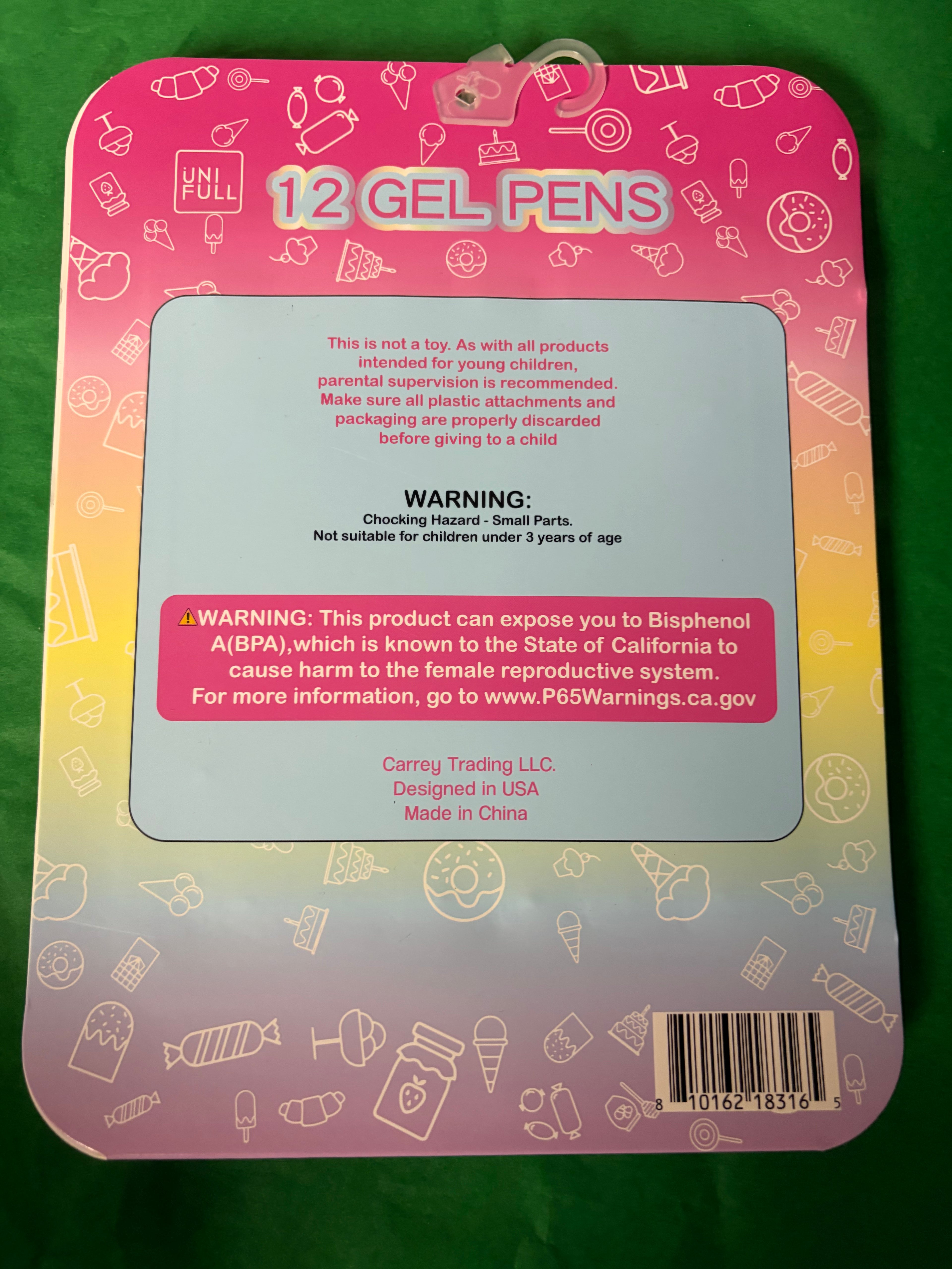 Gel pens