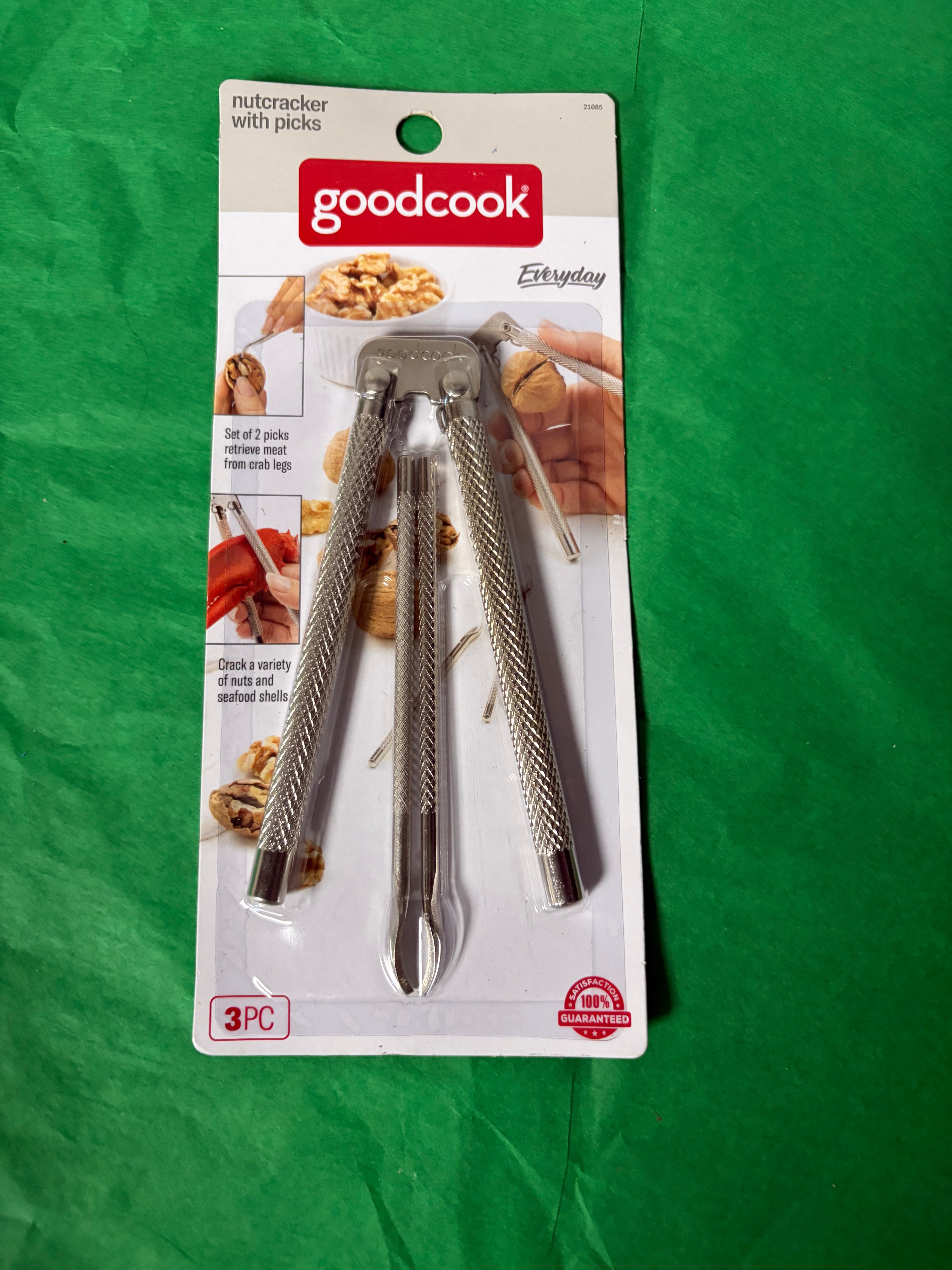GoodCook Nutcracker & Seafood Pick Set – 3 Piece